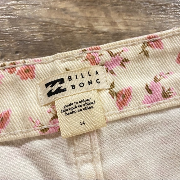 Billabong Girls’ Floral Denim Cream Mini Skirt - Picture 11 of 13